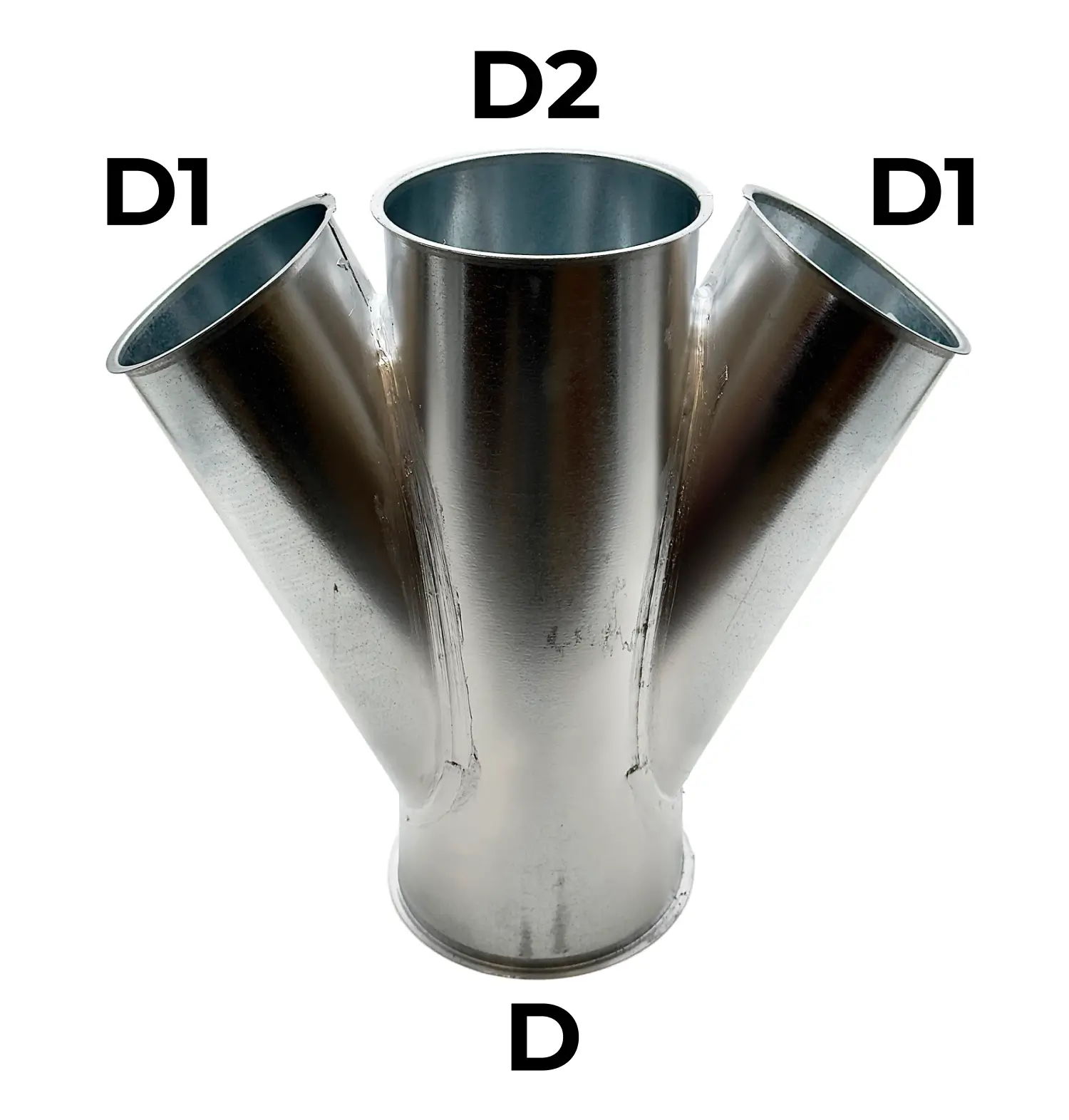 30° Double Branch Ø100-500mm