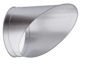 Galvanized End Piece with Grille