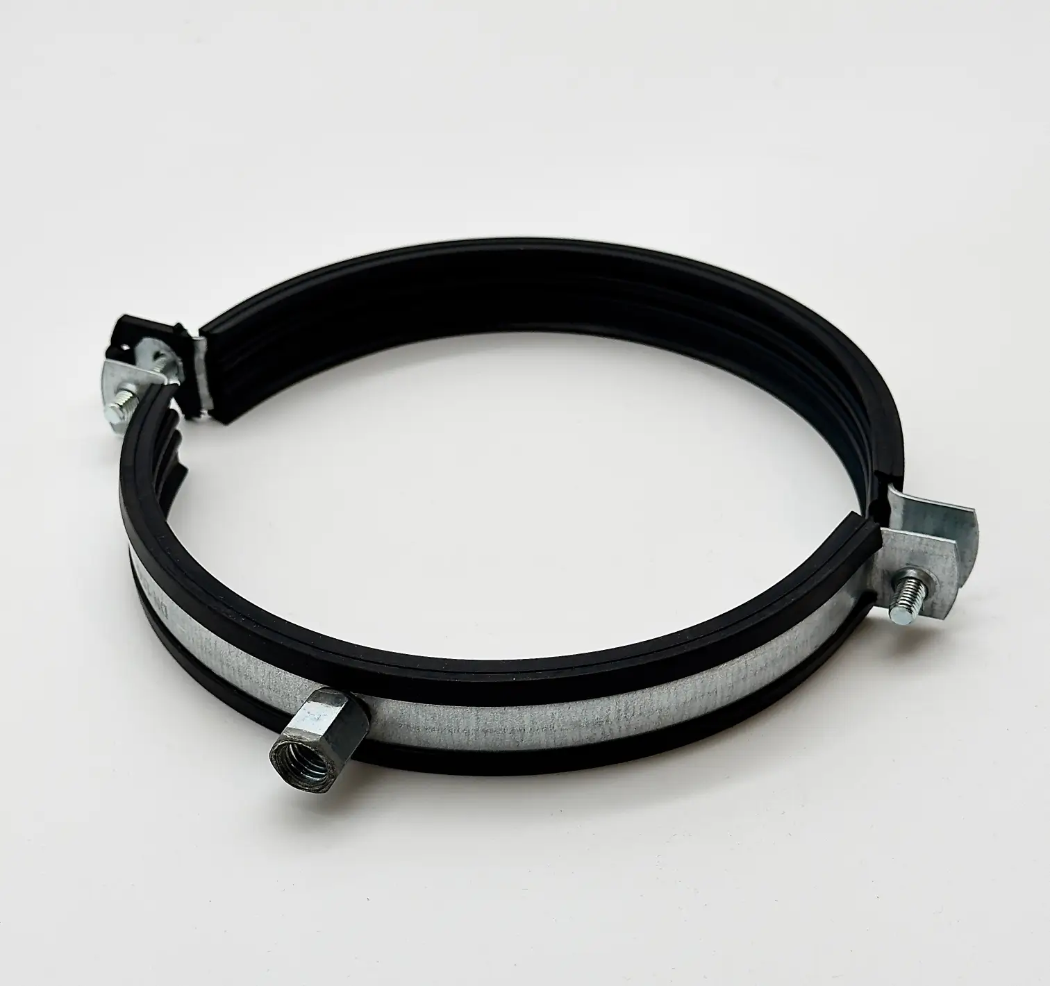 Pipe Clamp with Rubber Insert